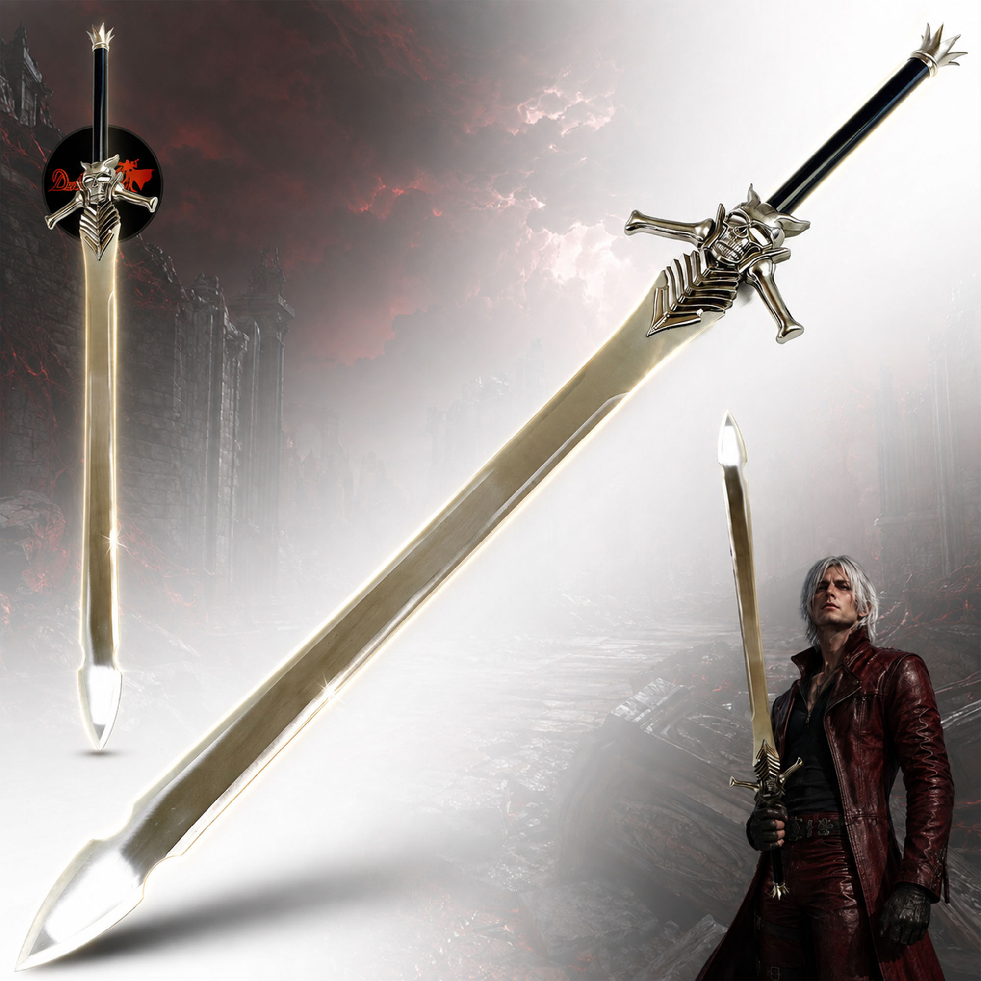 Devil May Cry – Dante´s Rebellionsschwert, silberne Klinge