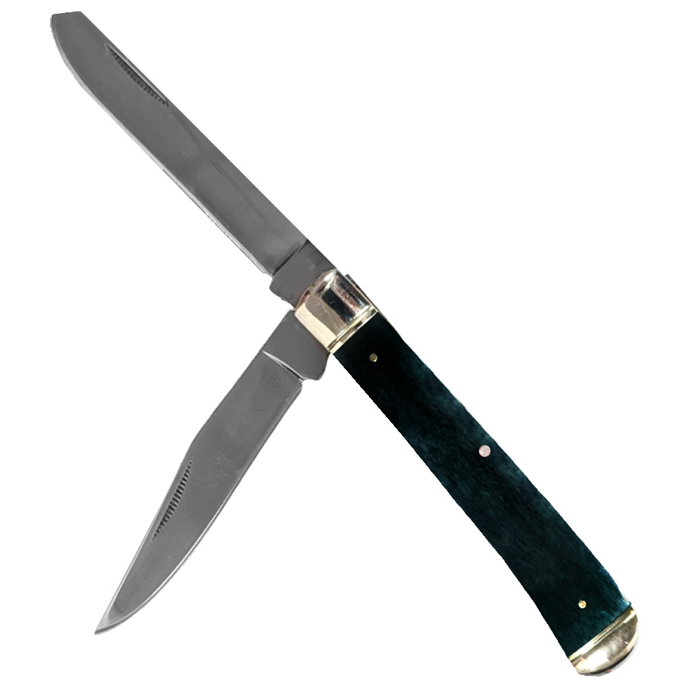 Trapper Messer Blue Bone