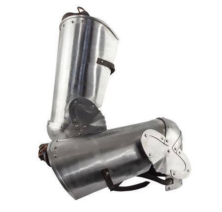 Churburg Beinzeug - 14. Jahrhundert - ohne Messingverzierungen