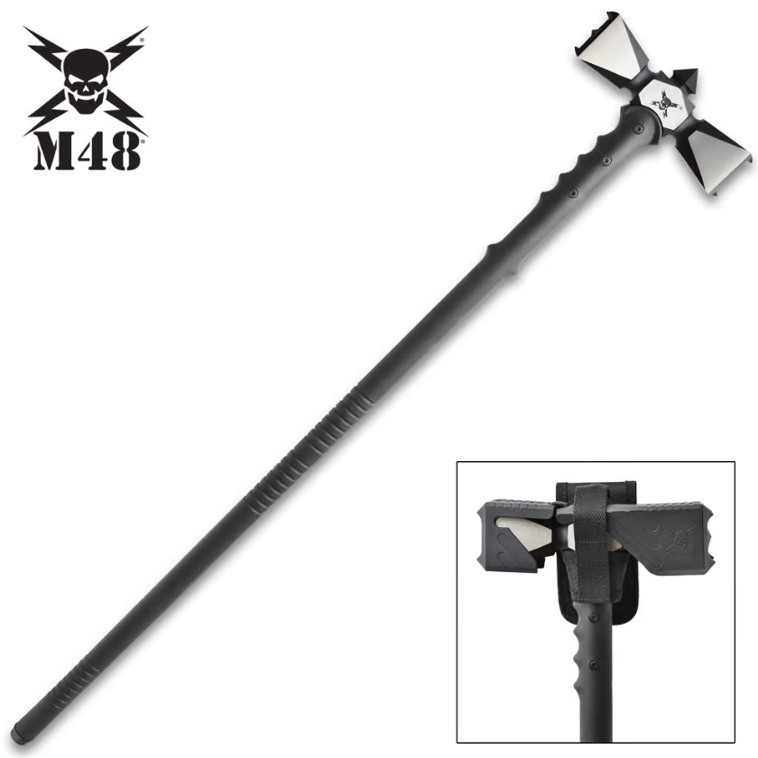 M48 Doppelköpfiger Kriegshammer mit Scheide