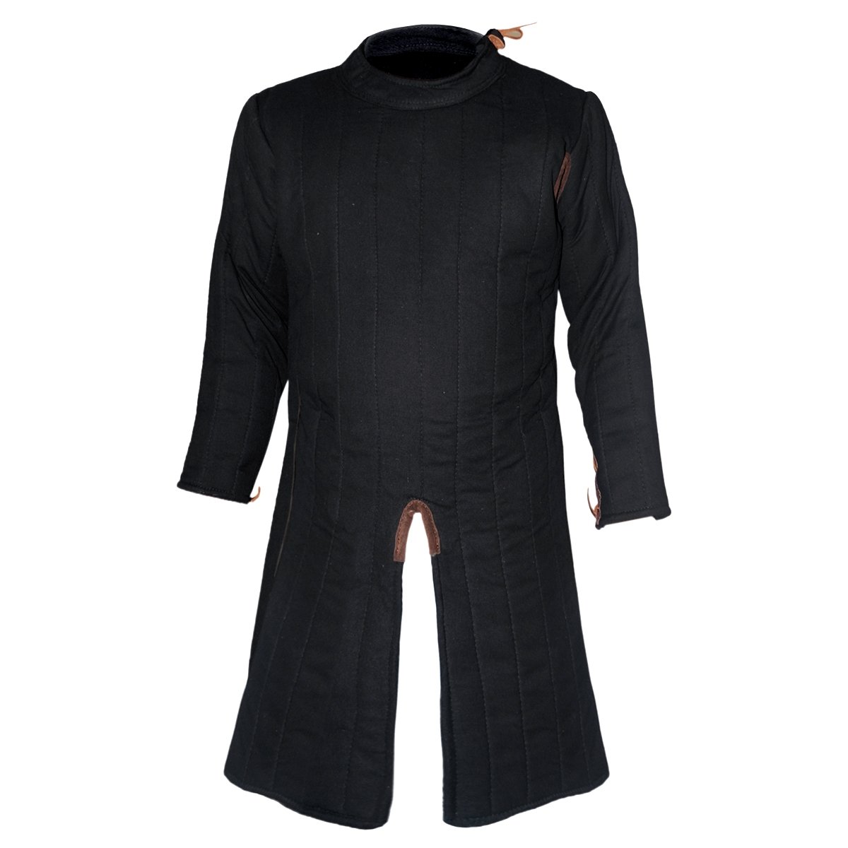 Closed Gambeson Late 12th C./Early 13th C., Black Size L