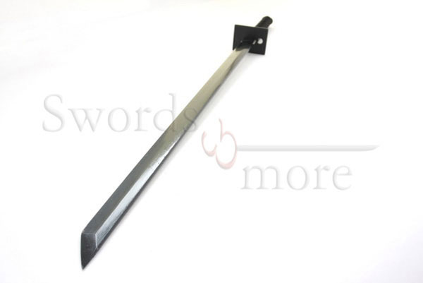 Schwarzes Ninjato - Handgeschmiedet mit Blasrohr