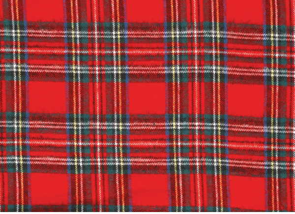 Schottischer Wollkilt für Herren, Rot, Größe L