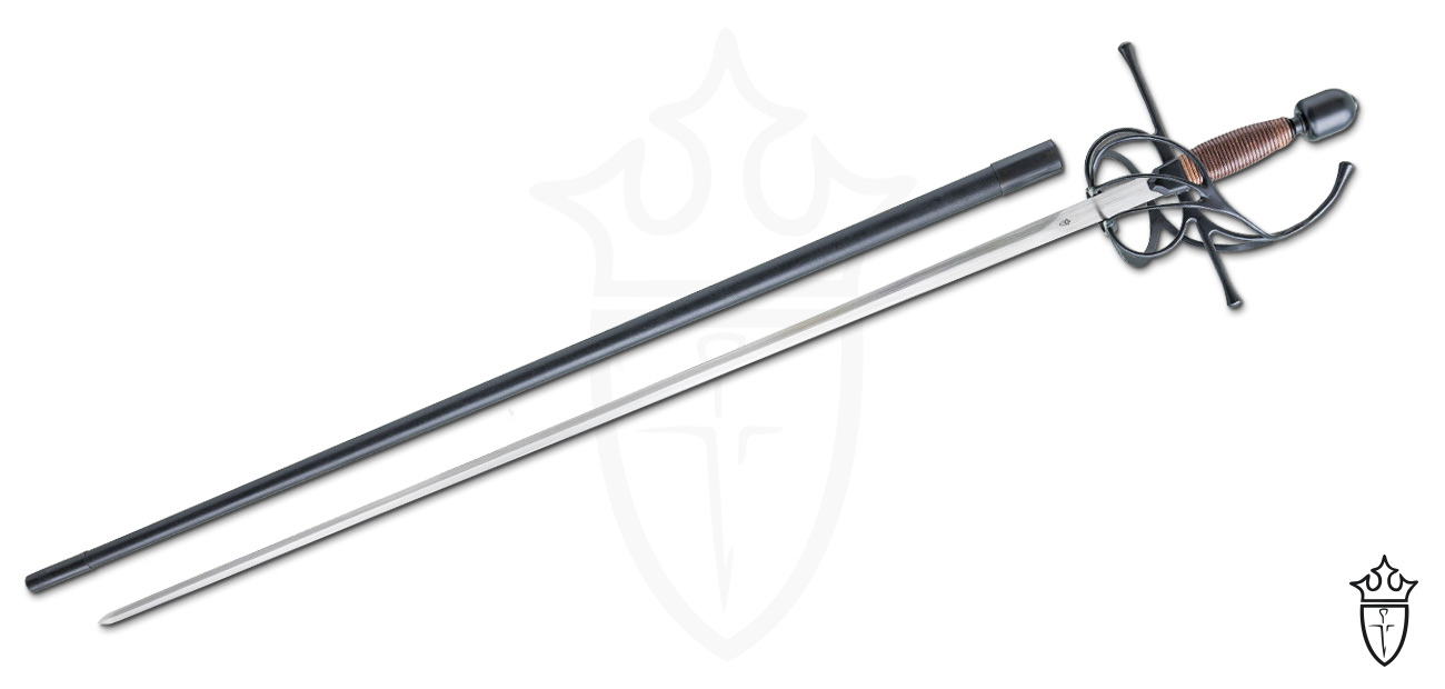 Swept Hilt Rapier - Black