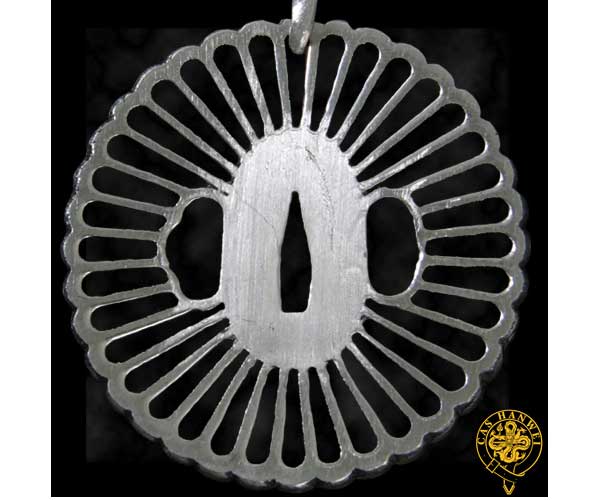 Wheel Tsuba Pendant