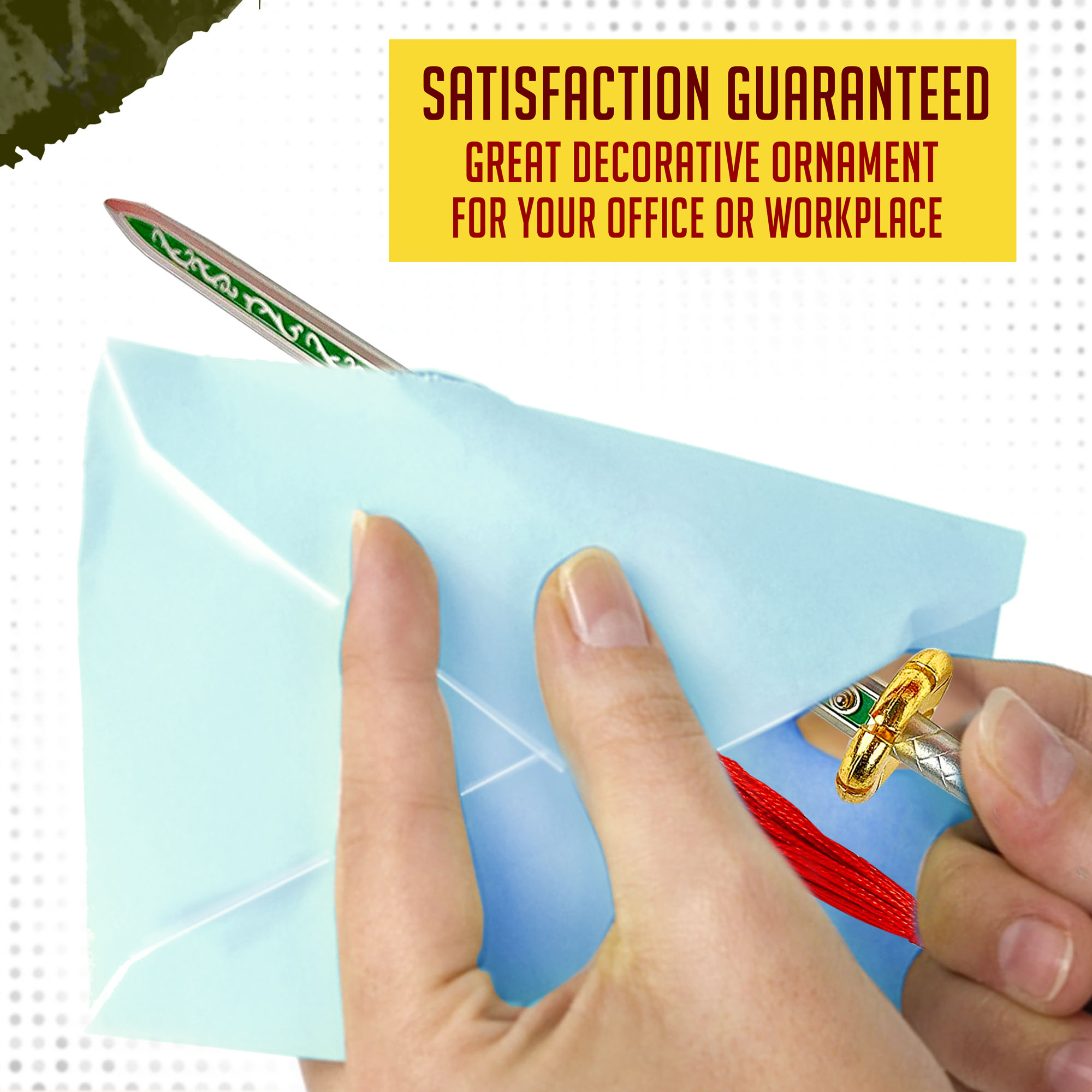 One Piece – Shichiseiken Samurai Katana Sword Letter Opener with Sheath and Stand