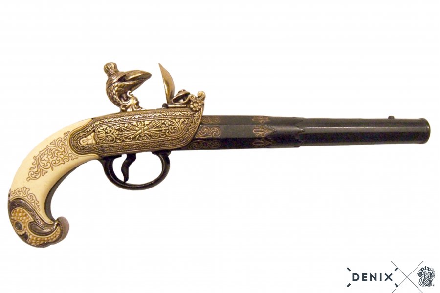 Russian flintlock pistol Tula 18th century