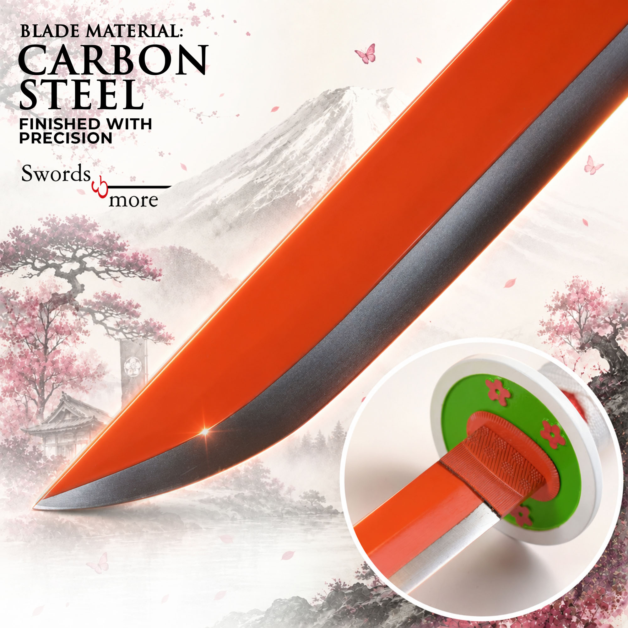 Demon Slayer: Kimetsu no Yaiba - Tsuyuri Kanawo's Sword - handforged