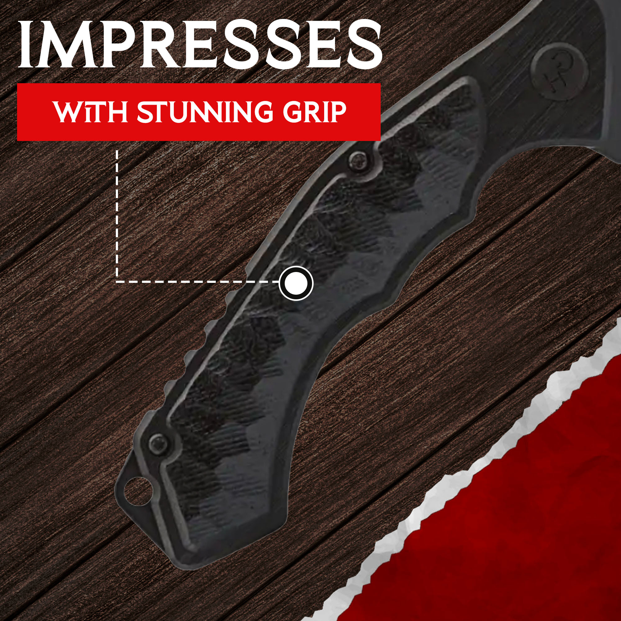 Hibben Black Whirlwind Taschenmesser