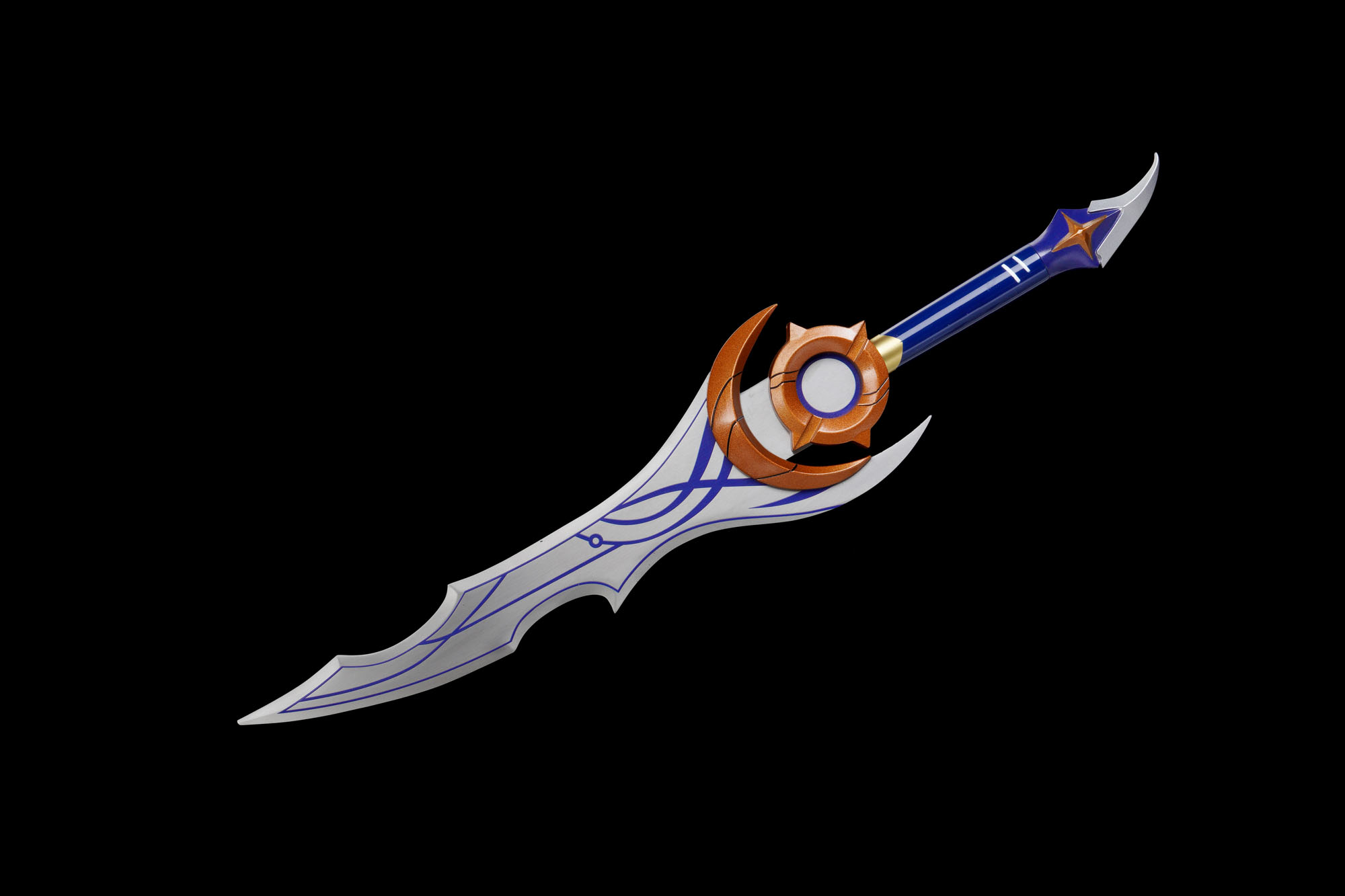 Solo Leveling: Sung Jin-Woo Zwillings-Schwerter Set (70cm) – Inkl. Wanddisplay