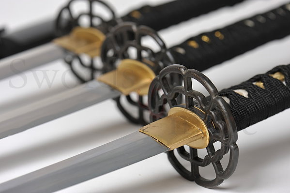 3-piece "Der letzte Samurai" Sword Set handforged