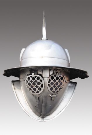 Hoplomachus Helmet in 1.6 mm Tinned Steel 