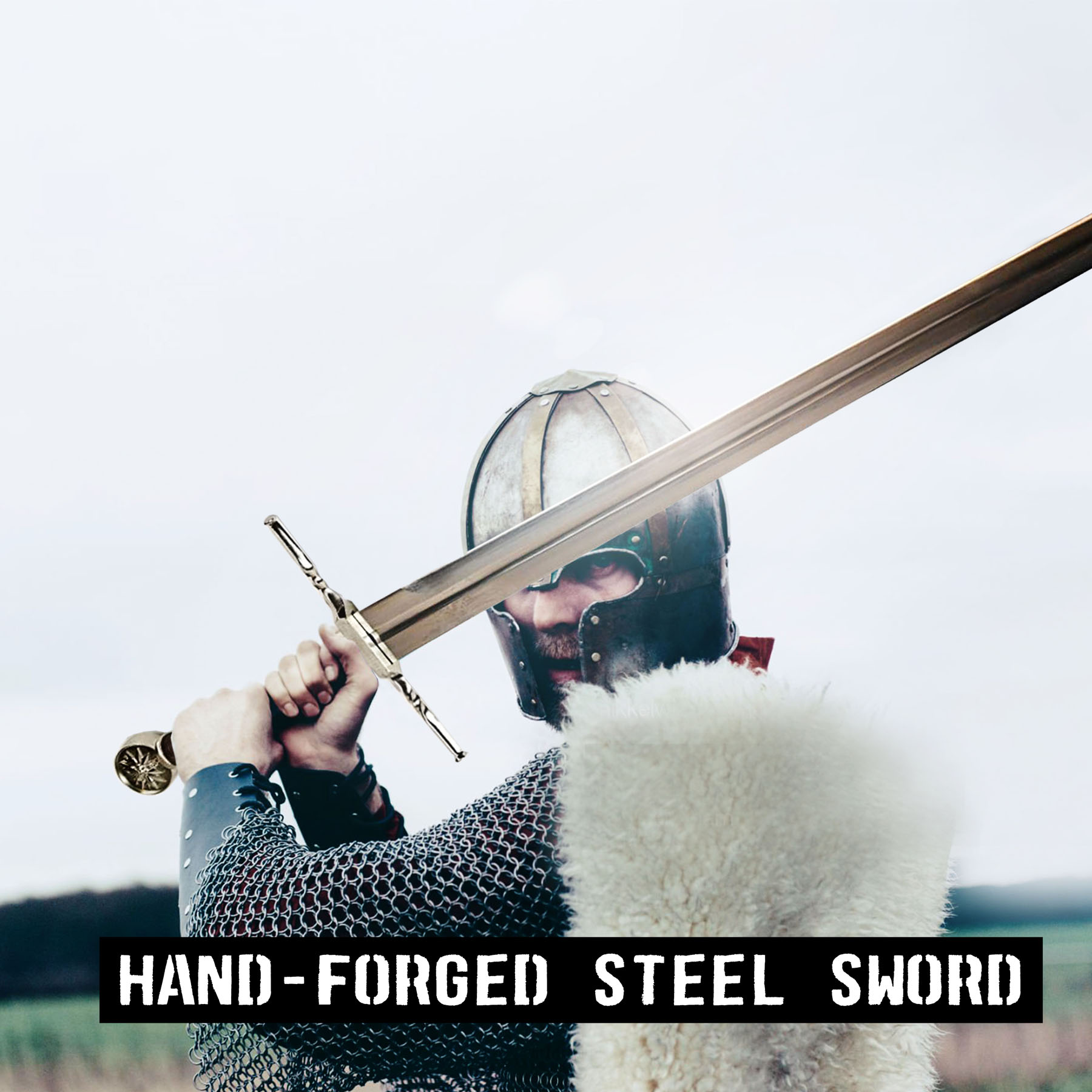 Witcher Stahl Schwert handgeschmiedet mit Gürtel und Scheide - ltd Edition 500