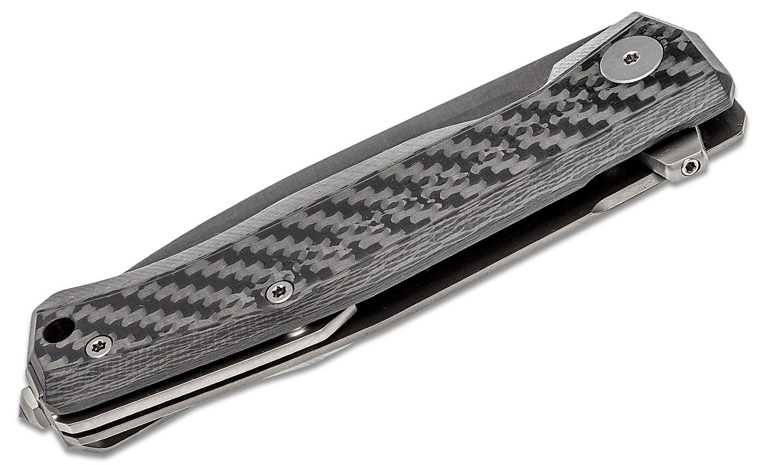 Myto, M390 Satin Blade, Carbon Fiber and Titanium Handle
