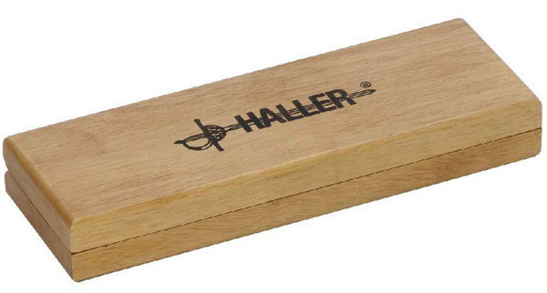 Damast-Taschenmesser mit Olivenholzgriff