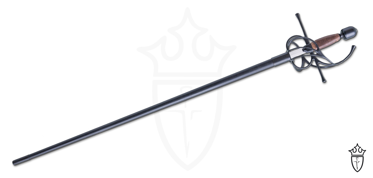 Swept Hilt Rapier - Schwarz