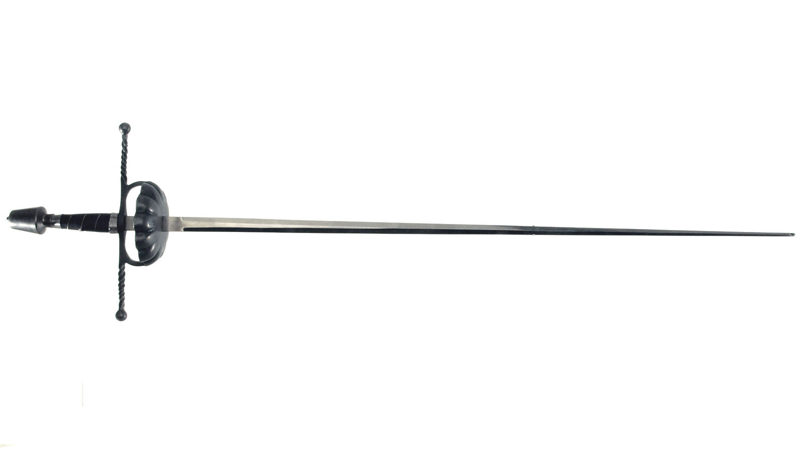 Rapier saucer-shaped hilt