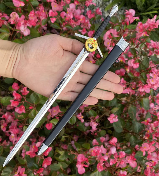 Witcher - steel sword with scabbard, Netflix version, XL Letter Opener Version