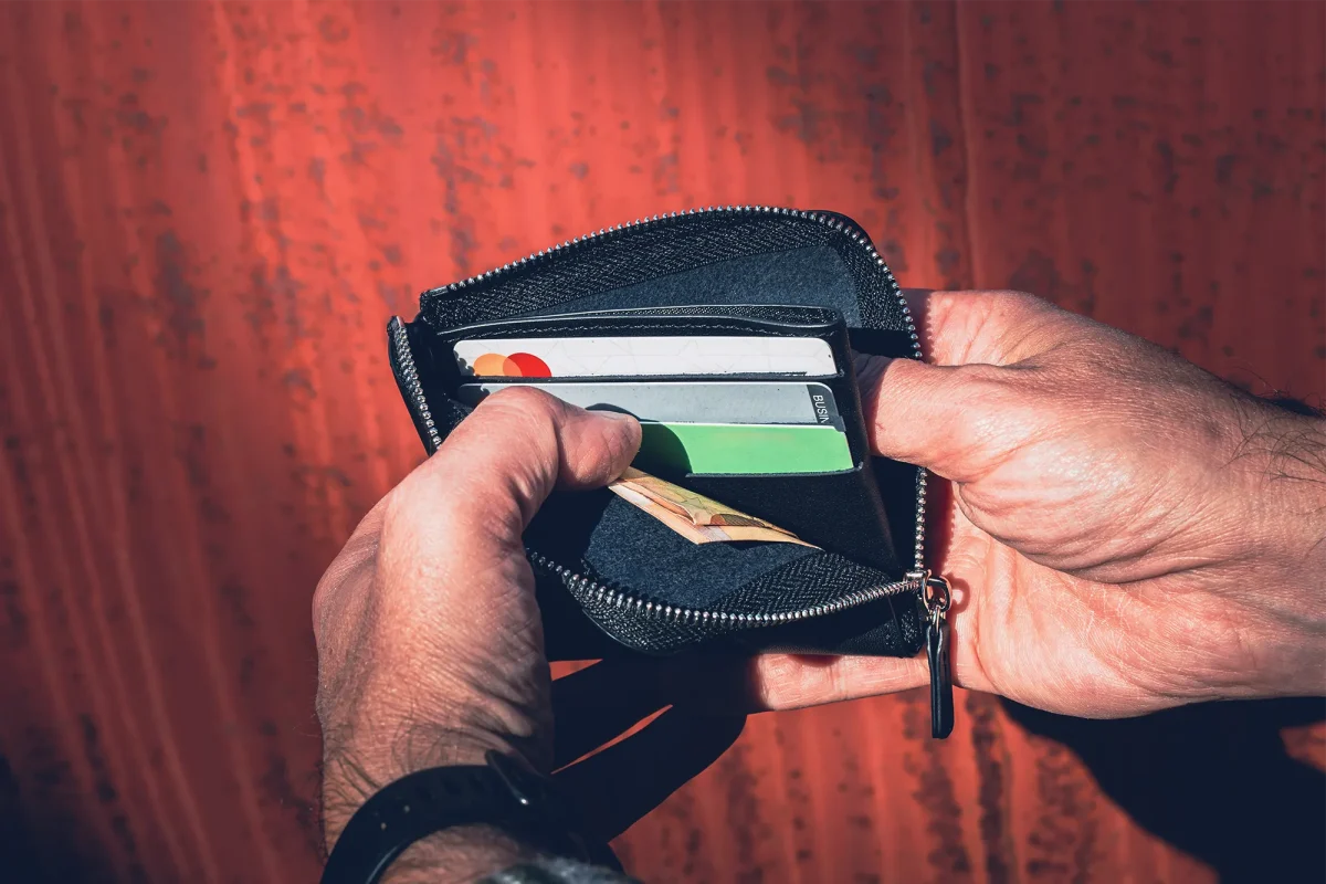 THE CARRY LEATHER ZIP WALLET