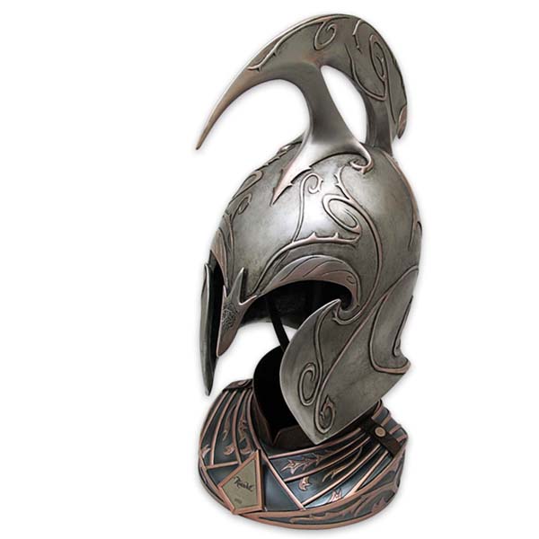 Hobbit Rivendell Elf Helm with Stand