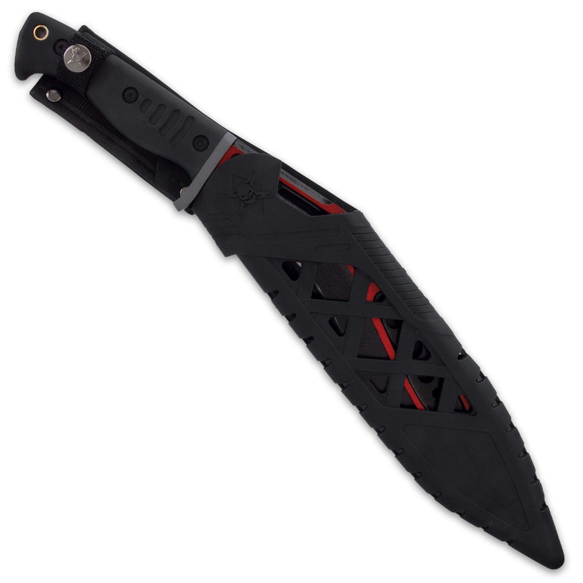 M48 Red Tactical Kukri With Sheath