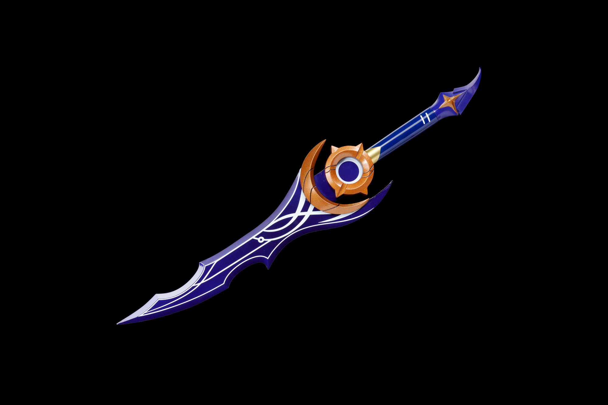 Solo Leveling: Sung Jin-Woo Zwillings-Schwerter Set (70cm) – Inkl. Wanddisplay