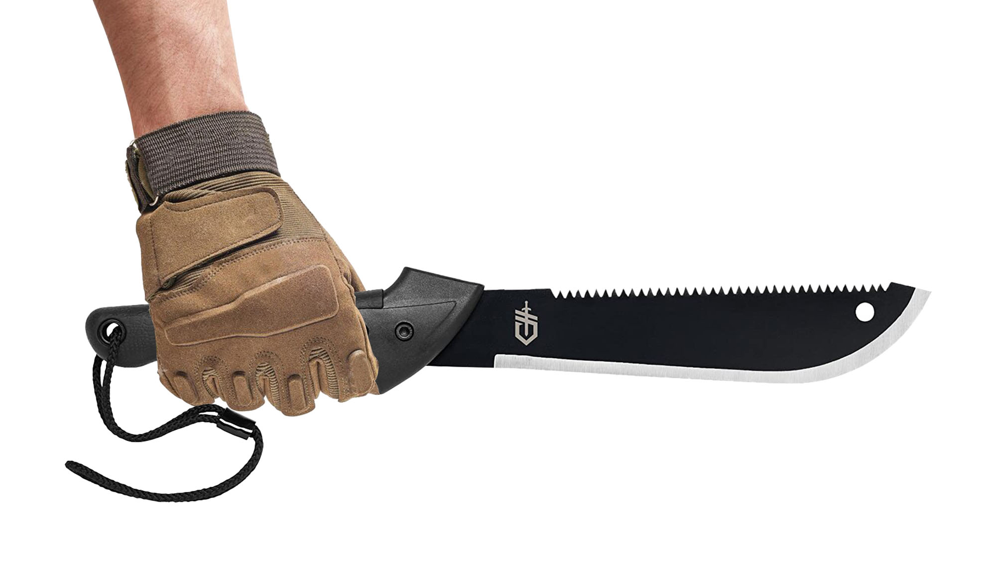 Gator Machete Jr., Gator Griff, Sägerückenklinge