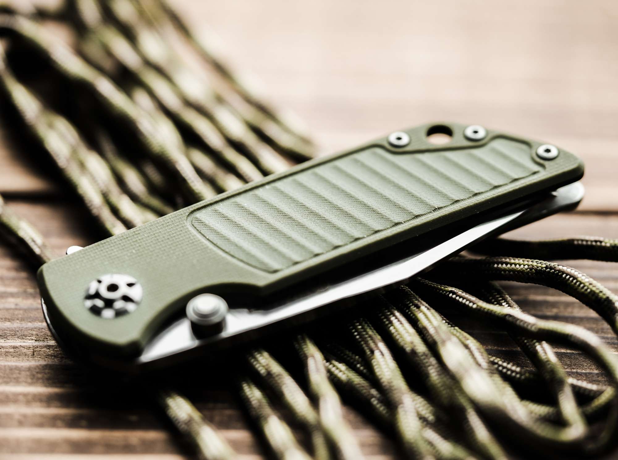 Sherman EDC II G10 OD Green