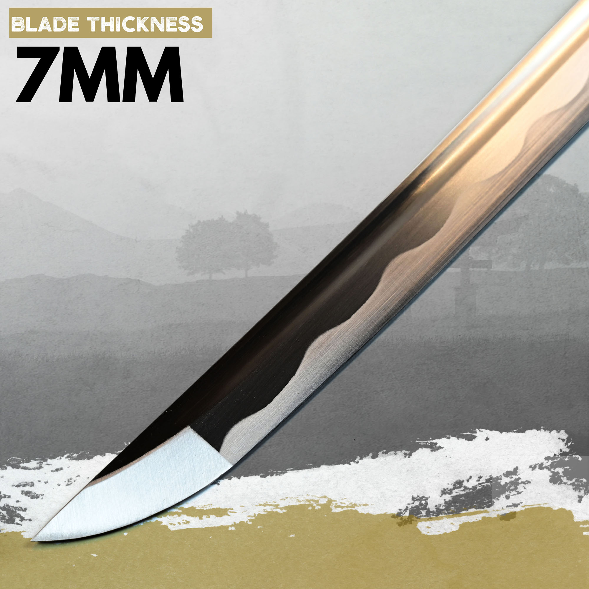 Shirasaya Katana, handgeschmiedet