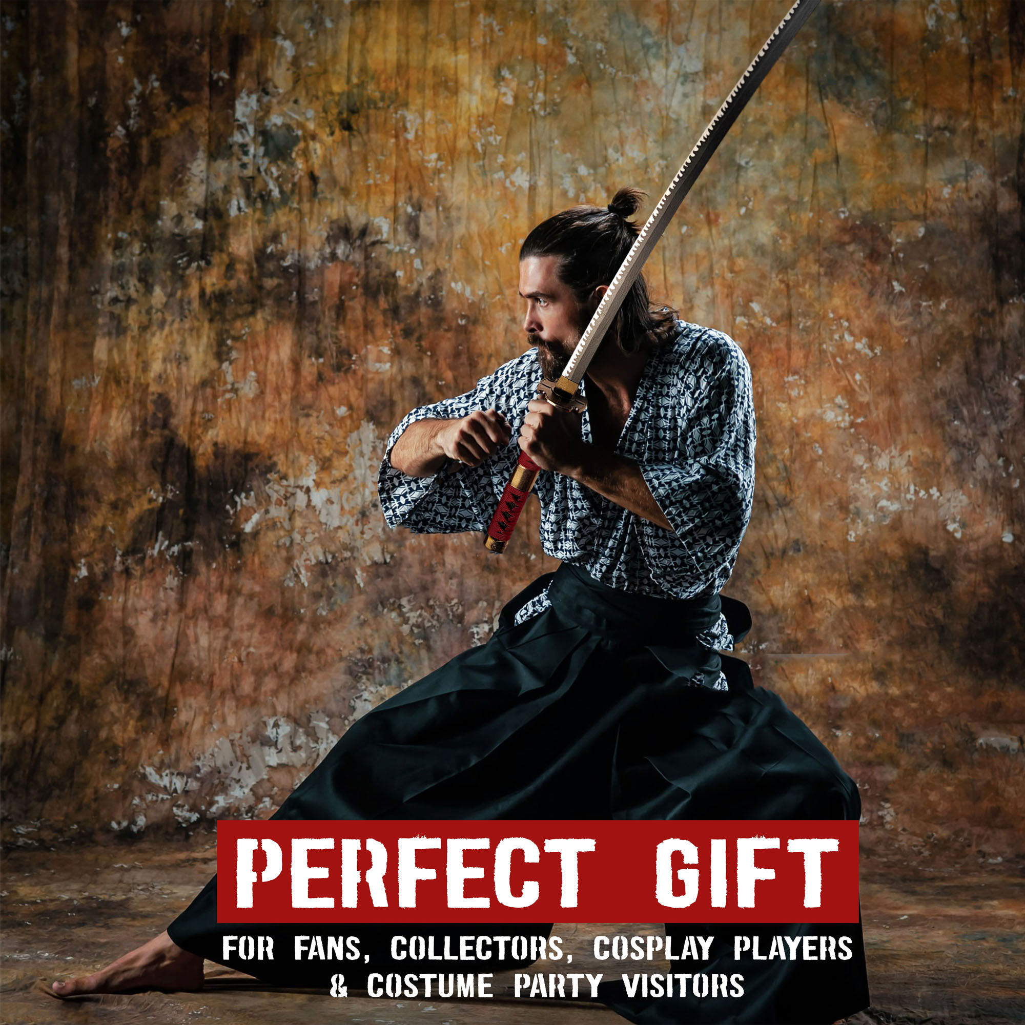 One Piece - Sandai Kitetsu Katana aus Holz mit Scheide One Piece - Sandai Kitetsu Katana aus Holz mit Scheide