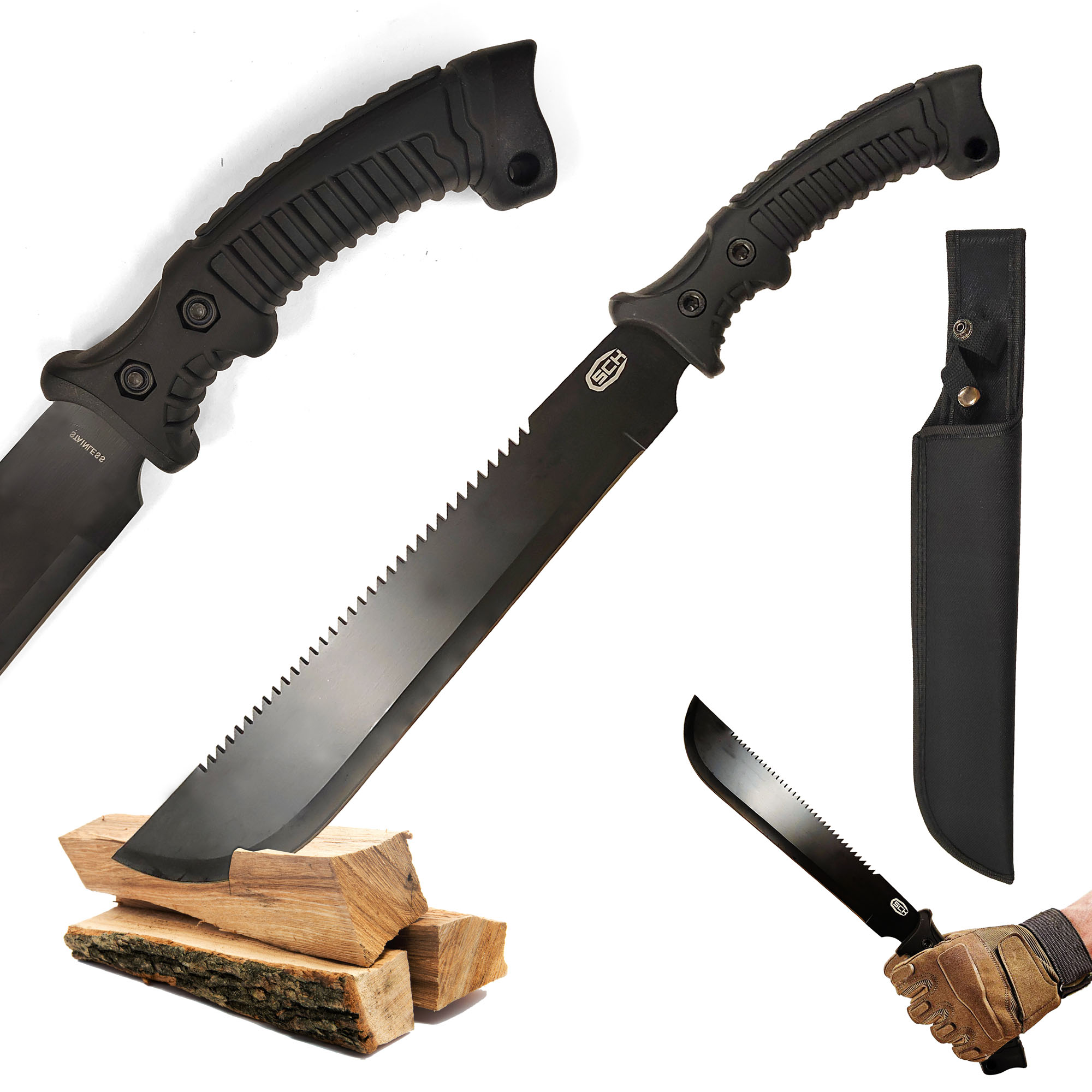 Outdoor Machete mit Scheide