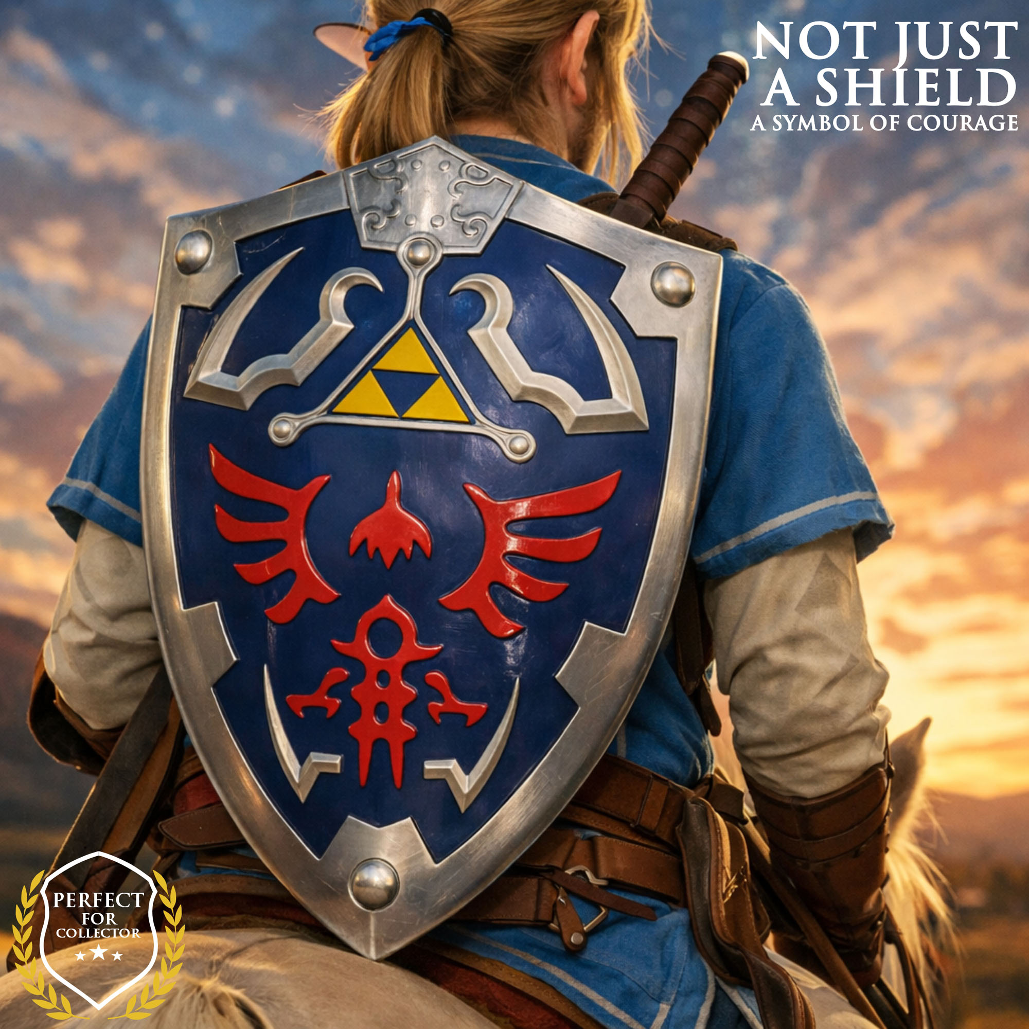 Zelda Hylian Schild – dekorative Fantasy-Replik