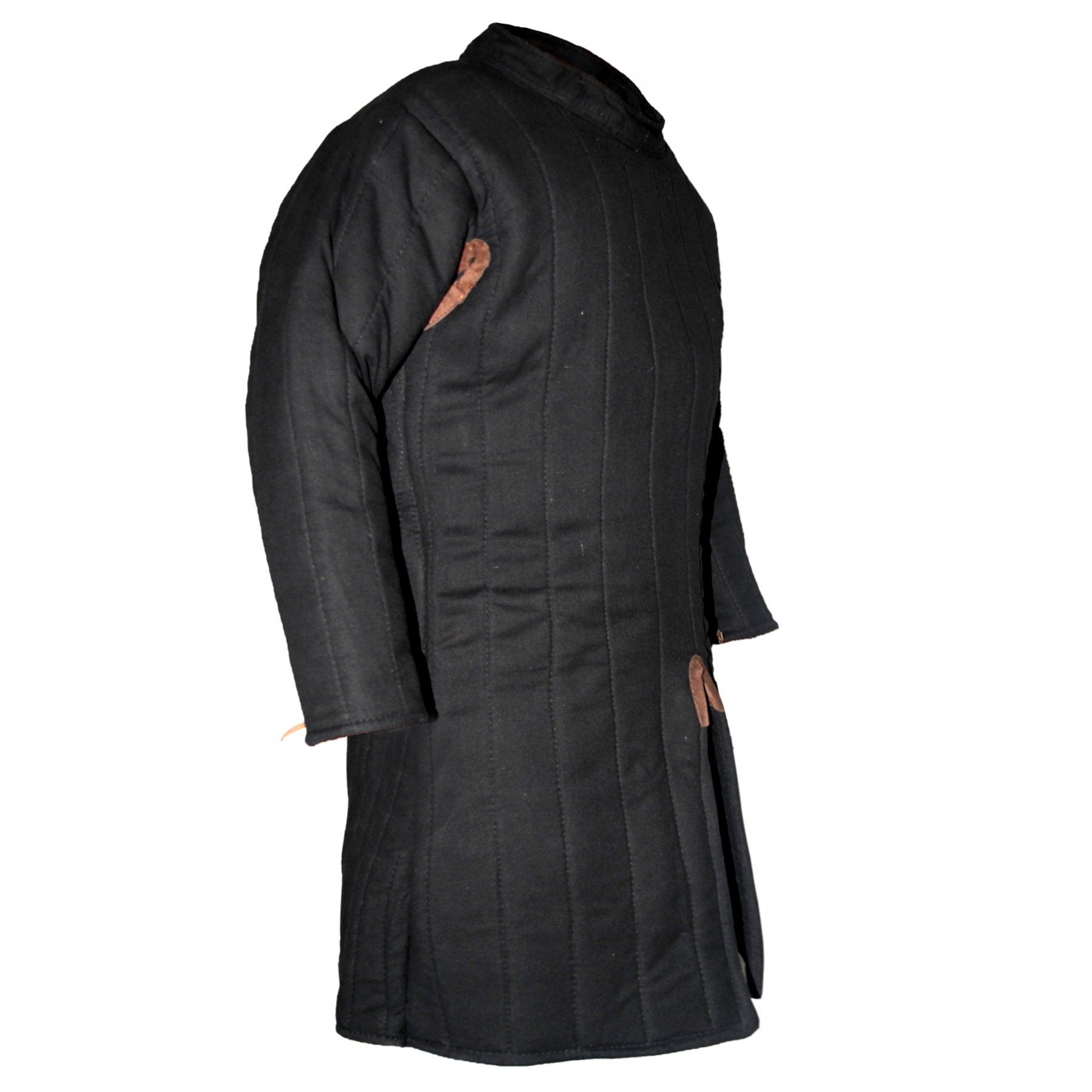 Einfacher Gambeson – schwarz, Größe L