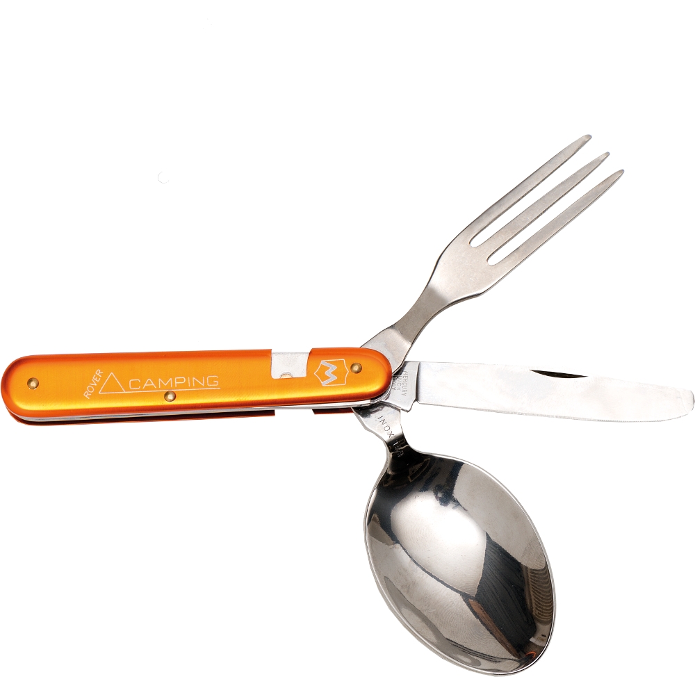 Camping cutlery, orange