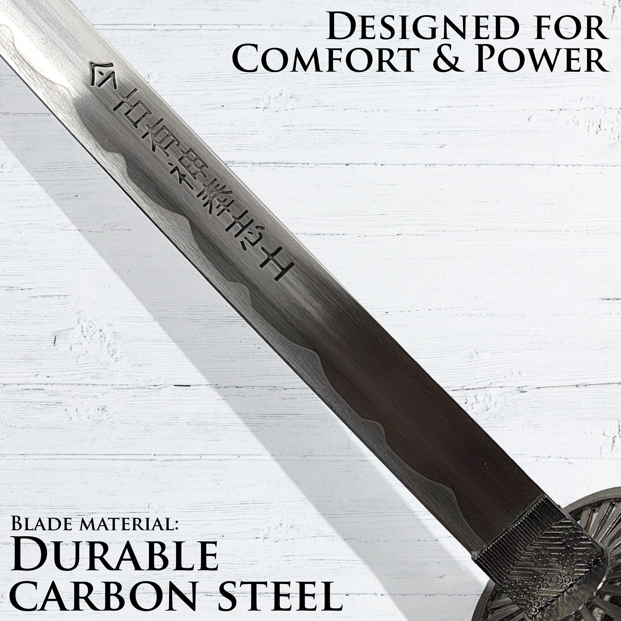 Katana of the Sacred Sakura – Masterfully Crafted Samurai Sword with Sheath