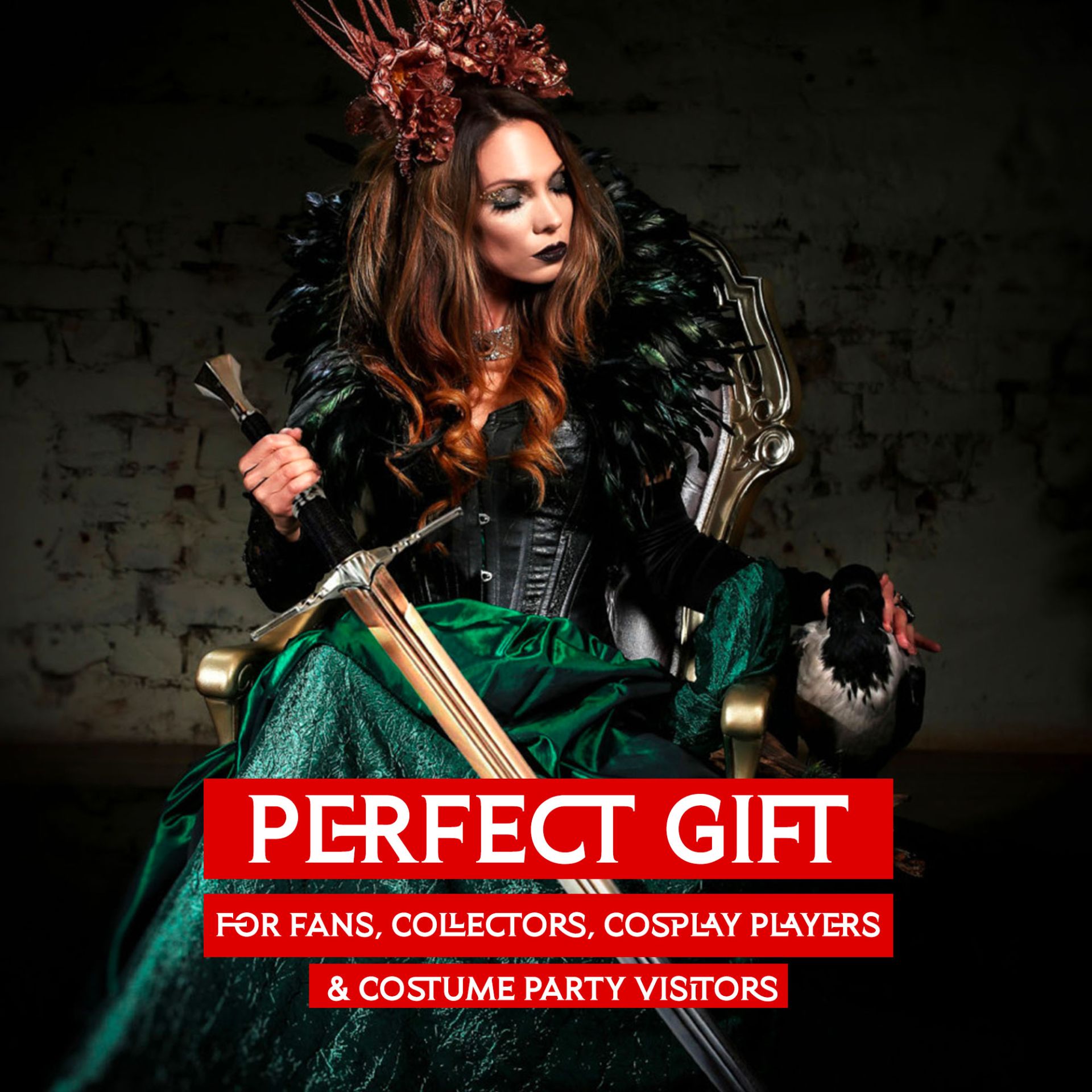 Witcher - Stahl Schwert mit Scheide - Typ II + Wandtafel