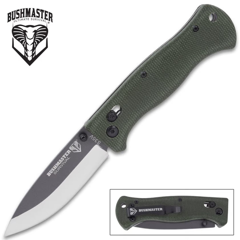 Bushmaster Explorer Micarta Pocket Knife