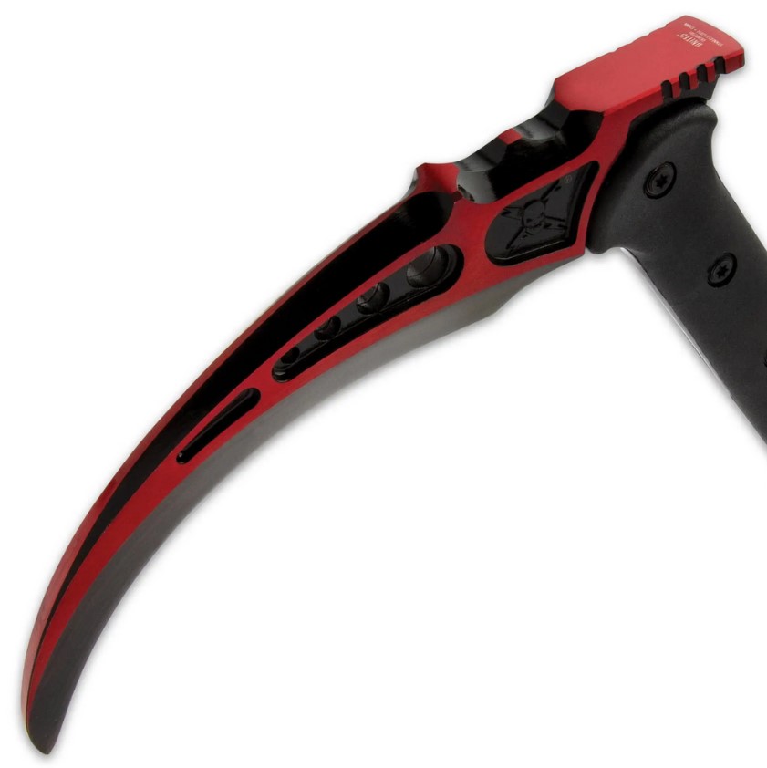 M48 Rotes Tactical Kama mit Scheide