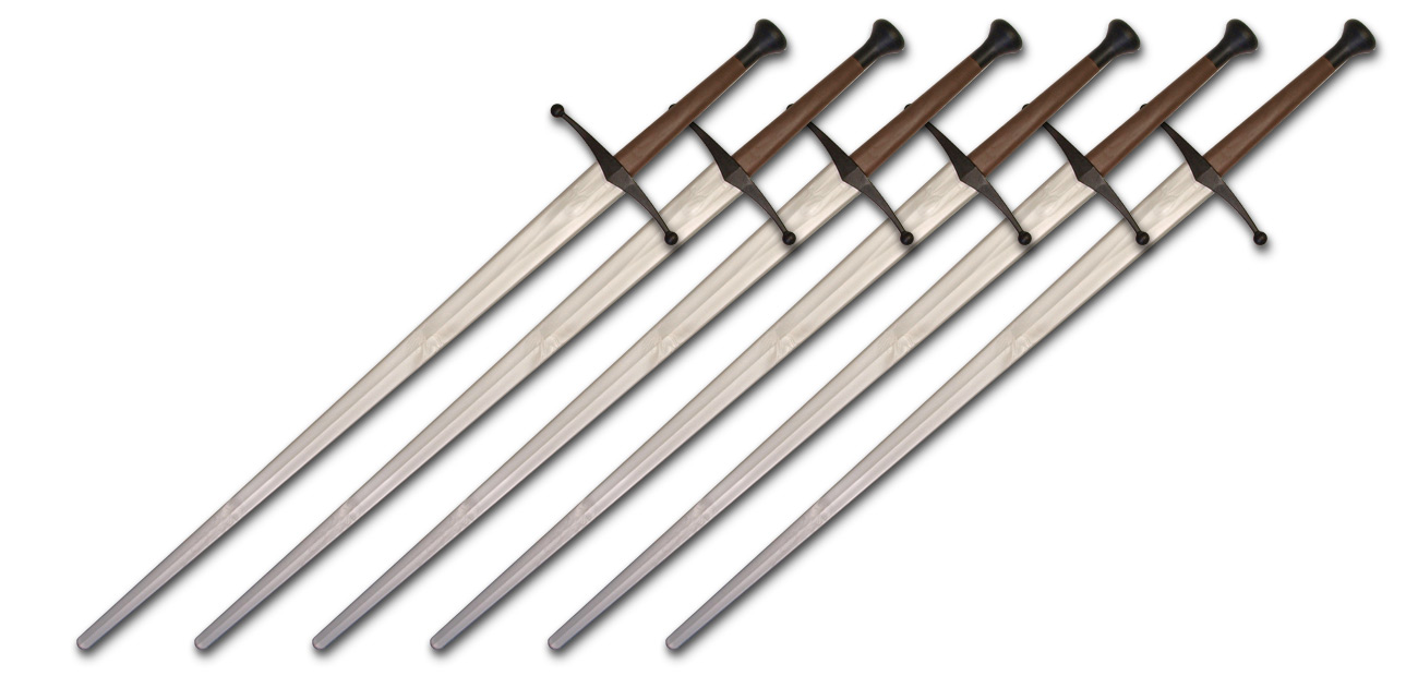 Synthetic Longsword School 6-Pack - Gray Blade