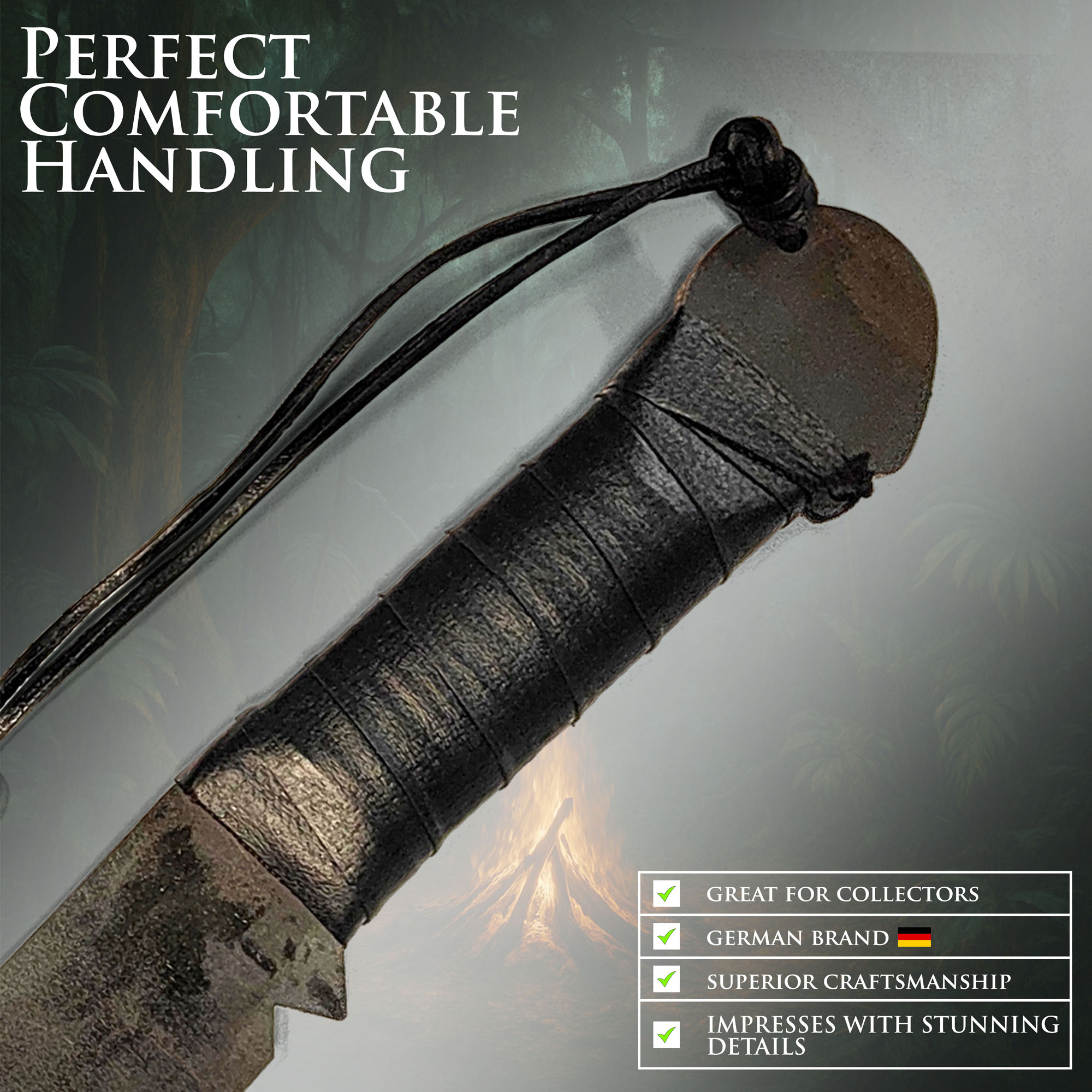 Rambo 4 Machete with Sheath