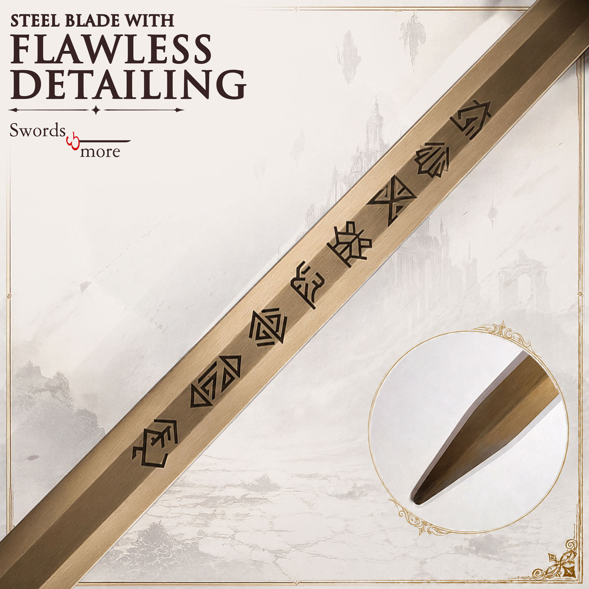 Clair Obscur: Expedition 33 – Maelle's Rapier Steel Replica with Scabbard