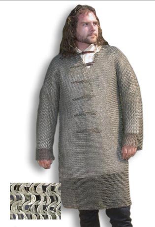 Hauberk- Full Sleeves Chainmail Shirt