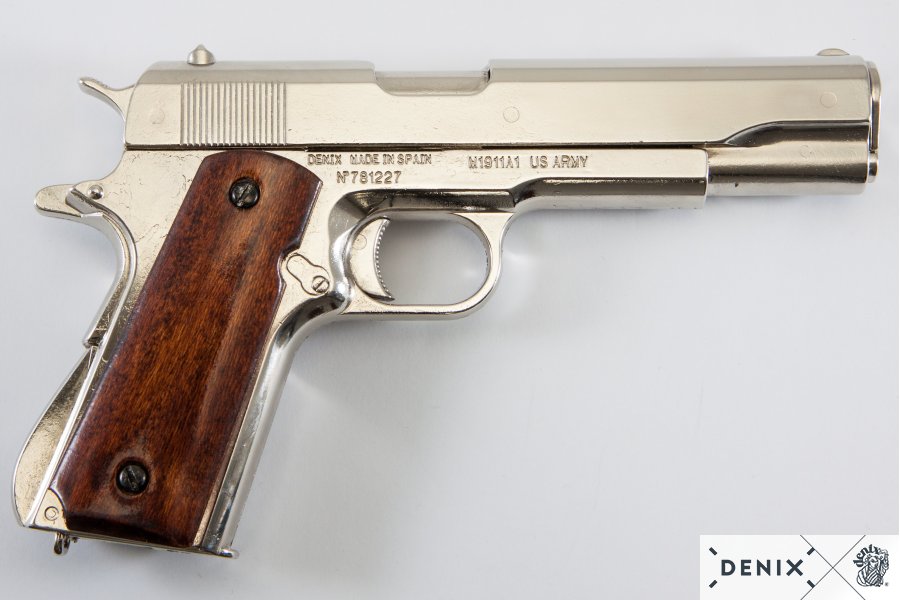 45er US-Colt Government, Holzgriff, M1911A1