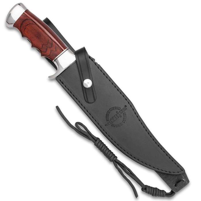 Gil Hibben Wood Bowie Knife