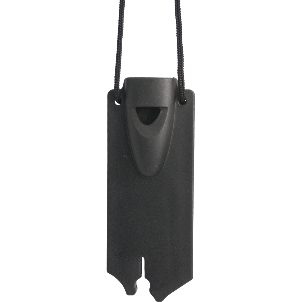 Neck knife blue anodized 