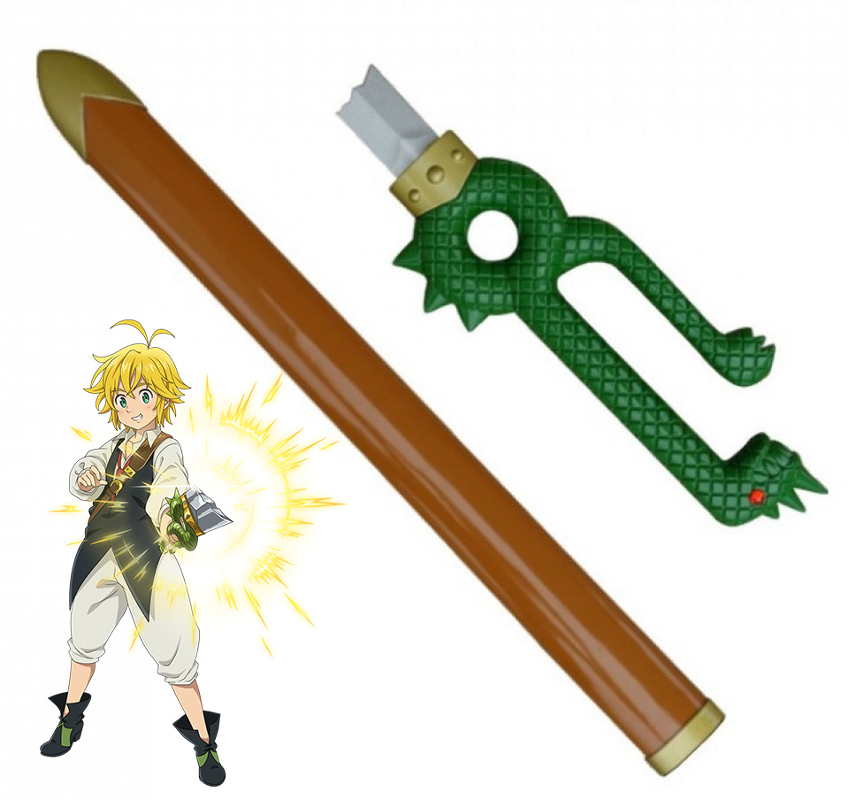 Seven Deadly Sins - Meliodas Drachengriff Gebrochenes Schwert, braun