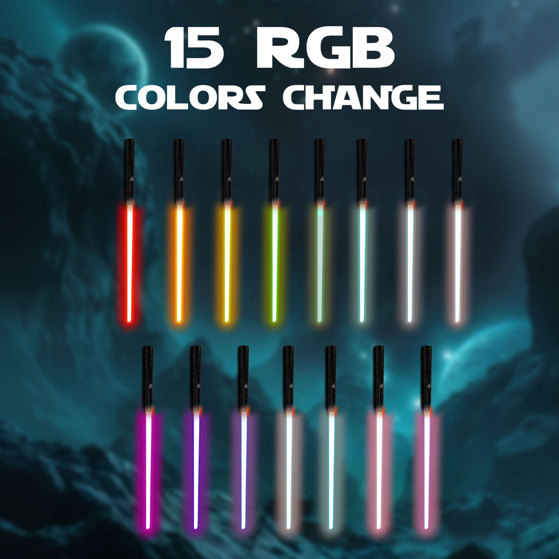 2 Bundle - Galactic Shadow Light Saber – The Power is in Your Hands