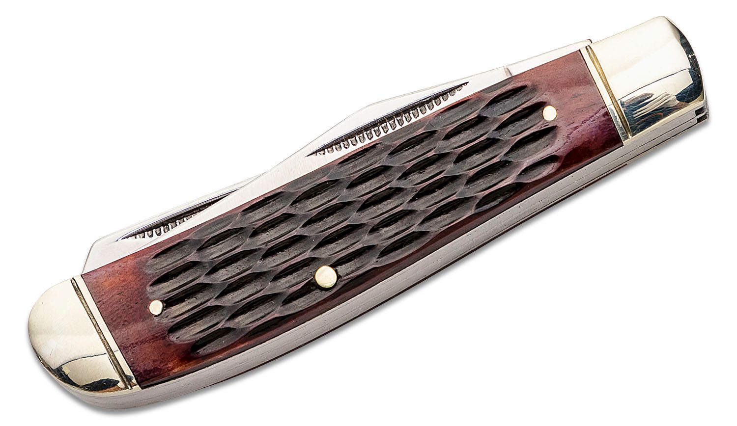 Mini-Trapper-Klappmesser, Jigged Bone-Griffe