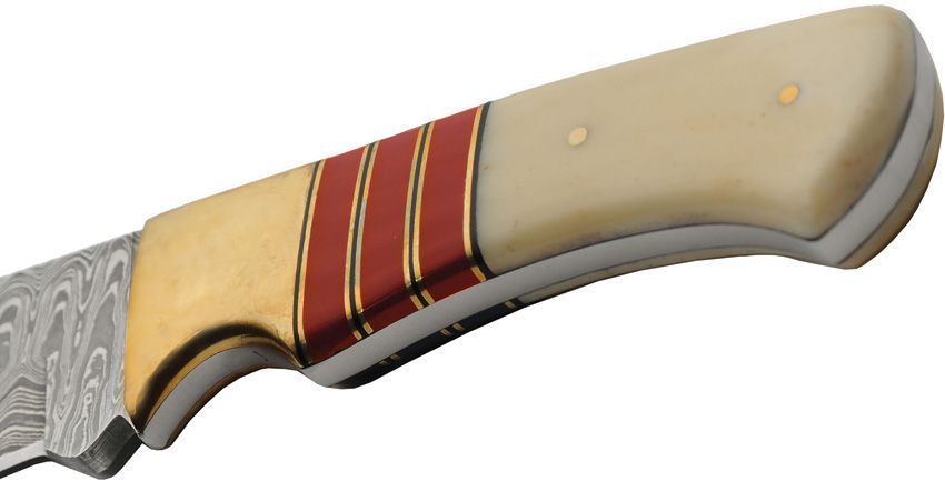 Admiral Damast Messer, Knochen Rot