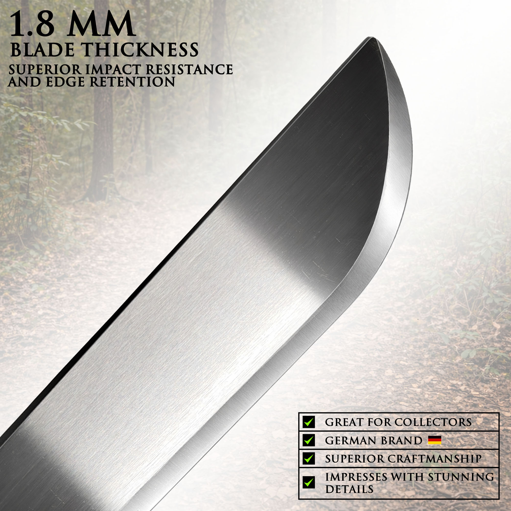 Forest Spirit Machete with Sheath